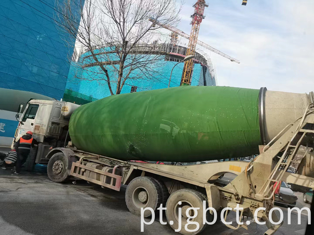 Cold And Warm Cement Mixer Truck Tank Coat